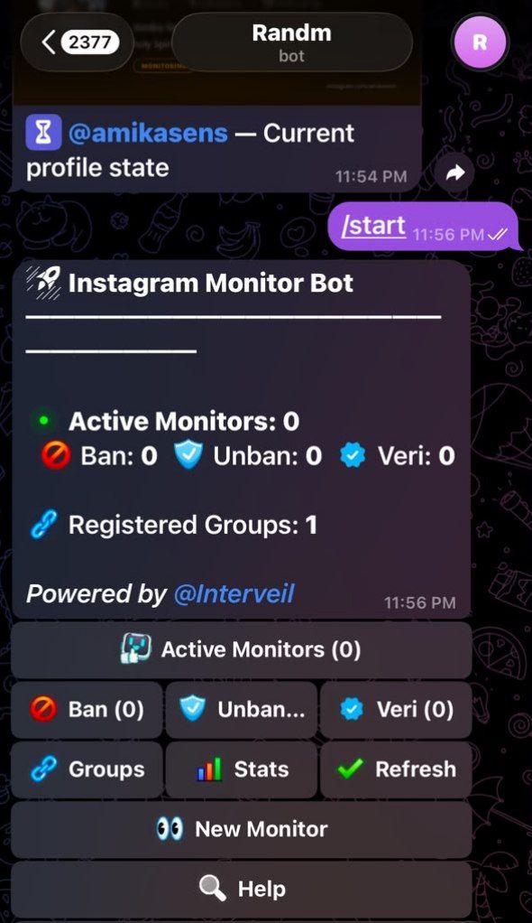 Telegram Bot proof